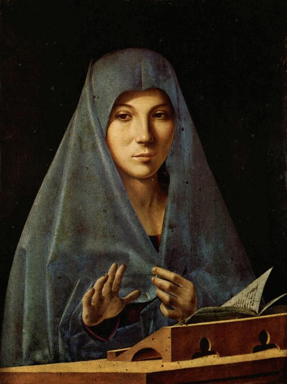 Antonello da Messina Virgin Annunciate (mk08) oil painting picture
